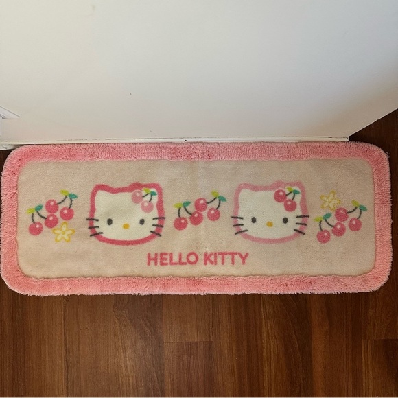 Hello Kitty Kitchen Mat 120x45cm Sanrio Floor Rug Unused Home Decor japan - Picture 2 of 6